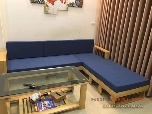 Mẫu ghế sofa gỗ đẹp đơn giản
