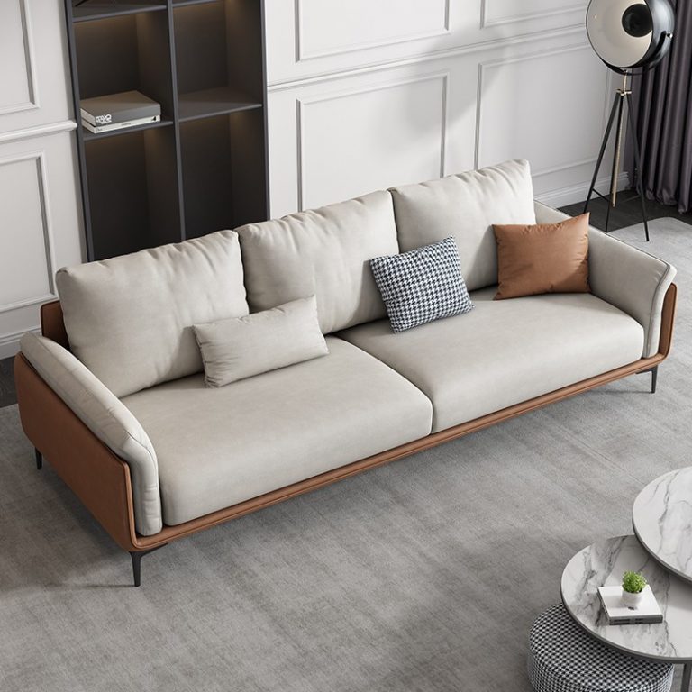 Một chiếc ghế sofa văng dài với màu sắc và thiết kế đơn giản cũng là lựa chọn vừa ý những khách hàng ưu tiên phong cách tối giản