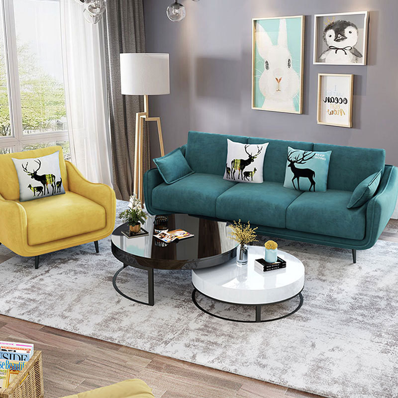 Sofa phòng khách kiểu dáng sofa văng rất đơn giản và dễ dàng mix với các nội thất khác. 