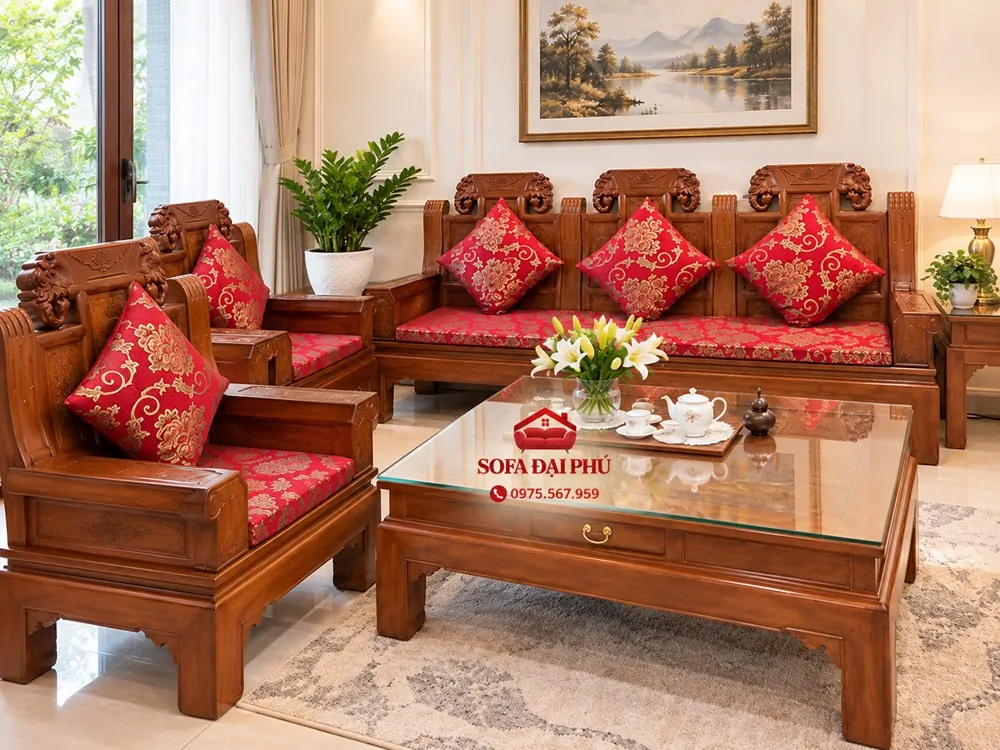 Hoàn thiện bộ đệm bông ép cho nhà bác Hiền tại Mỹ Đình