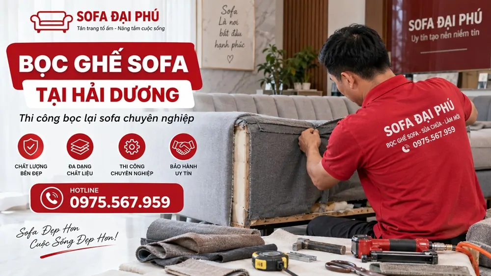 Bọc Ghế Sofa Tại Hải Dương
