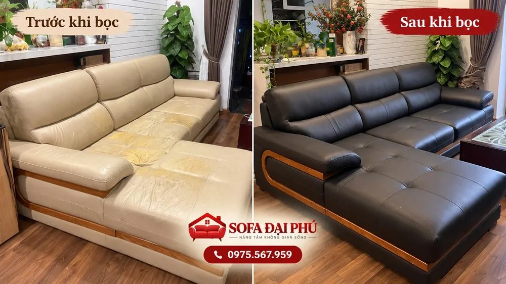 Bọc ghế sofa giúp bạn tiết kiệm được rất nhiều chi phí so với mua bộ bàn ghế mới