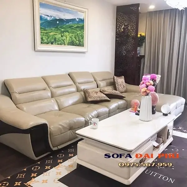 bọc lại ghế sofa cho gia đình chị Hoa