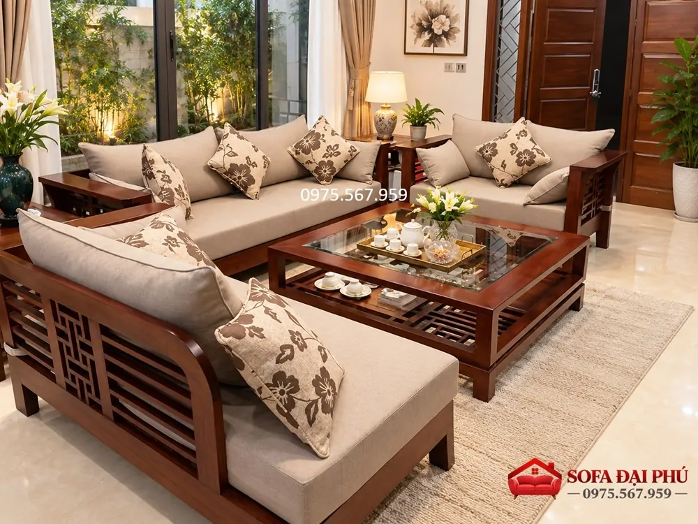 đệm ghế gỗ mút dày 12cm