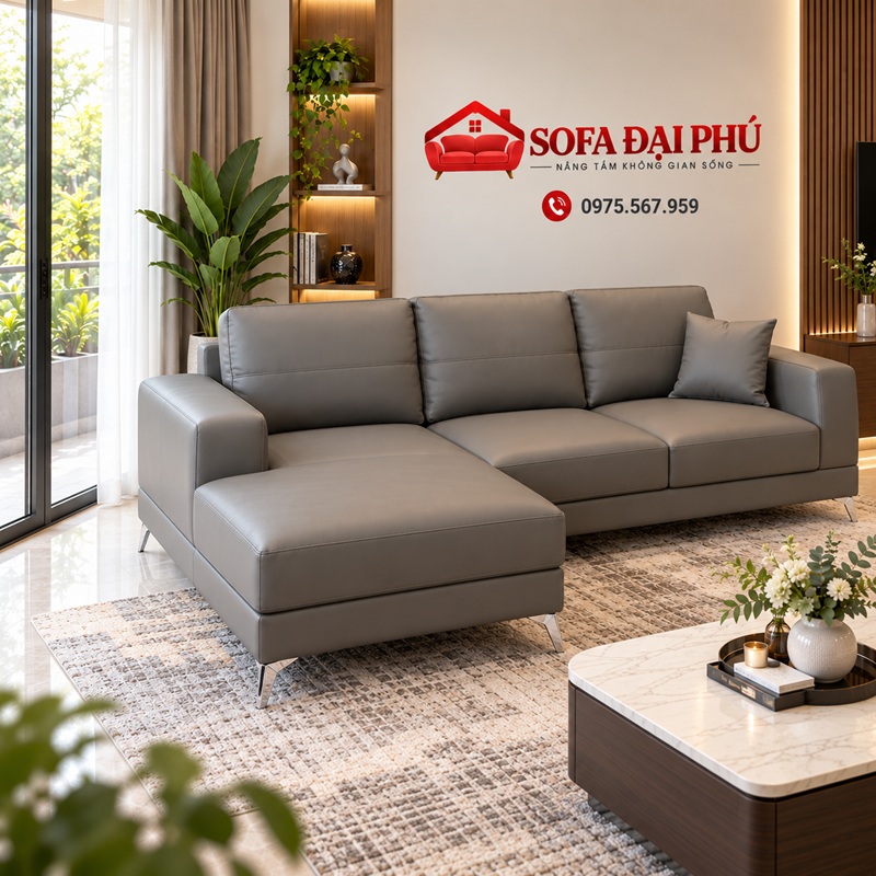 sofa da cao cấp