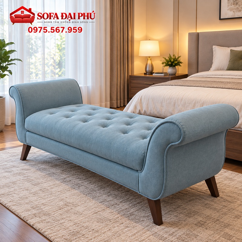 mẫu ghế phòng ngủ cao cấp với thiết kế hiện đại