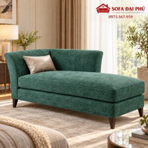 Ghế sofa thư giãn hiện đại màu xanh lục bảo