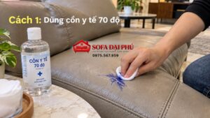 tẩy bút bi bằng sử dụng cồn y tế (Cồn 70 độ)