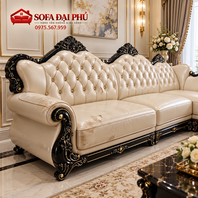 bọc ghế sofa tân cổ điển